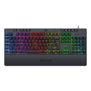 Teclado Redragon Shiva K512RGB-1 Membrana Negro RGB