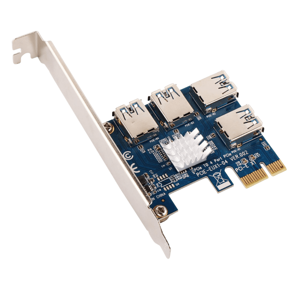 Accesorio USB3.0 PCI 4Puertos Multiplicador Riser