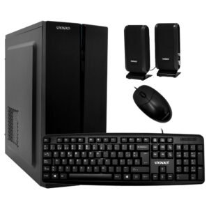 Gabinete Kit Satellite K704 Fonte 200W Speaker Mouse Teclado Español Negro