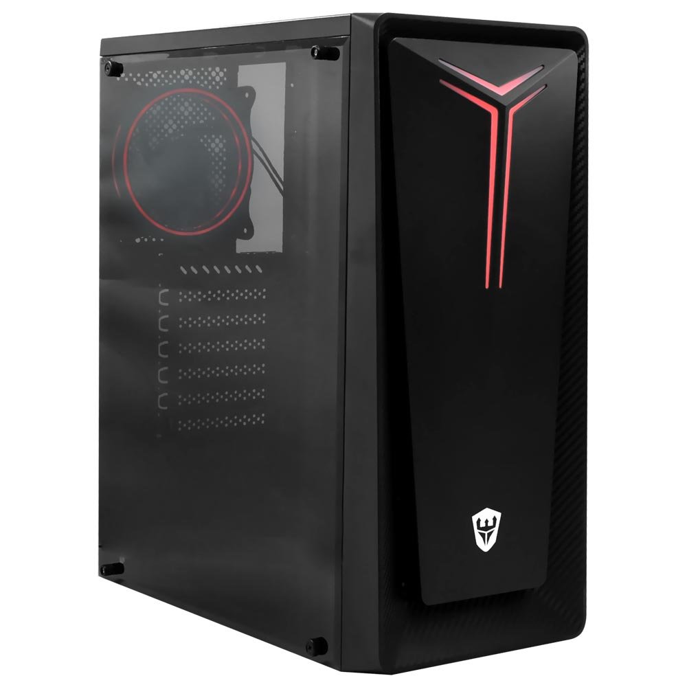 Gabinete Gamer Satellite 1104K ATX 1 Cooler Negro