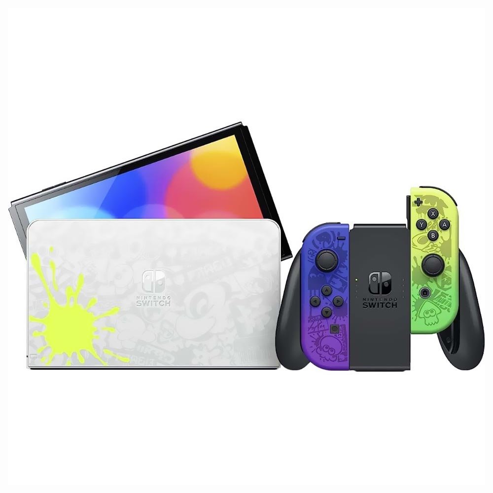 Consola Nintendo Switch 64GB Splatoon Edition 3 Oled Azul Verde Neon (Japonés) (HEG-S-KCAAA)