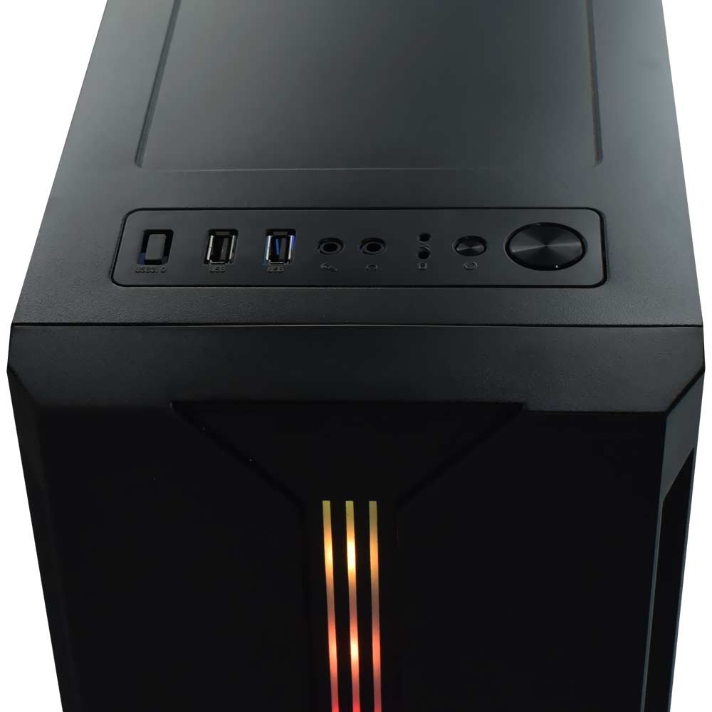 Gabinete Linkworld VC-08A01 Mini ATX 1 Cooler Negro