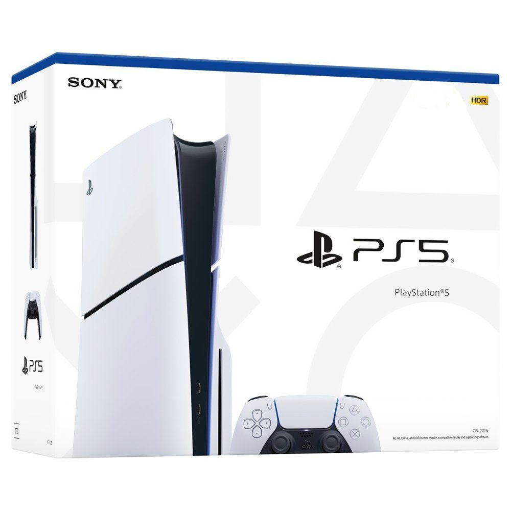 Consola Sony Playstation 5 Slim CFI-2015 A01X 1TB Standard Edition Bivolt Blanco (Americano)