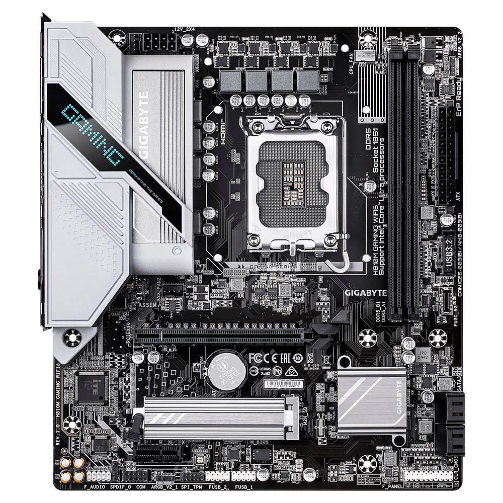 Placa Madre Gigabyte H810M Gaming Wi-Fi 6 Socket LGA 1851 DDR5