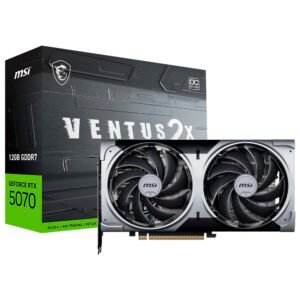 Tarjeta Gráfica MSI Ventus 2X OC 12GB GeForce RTX5070 GDDR7 - 912-V532-009