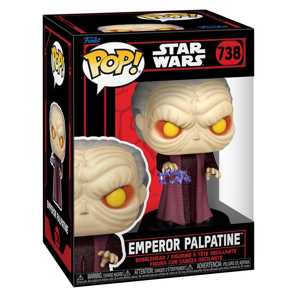 Funko Pop Star Wars Darkside Emperor Palpatine 738