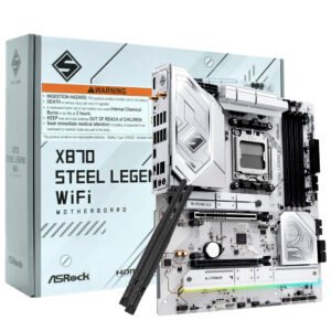 Placa Madre ASRock X870 Steel Legend Wi-Fi Socket AM5 DDR5