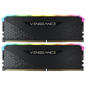 Memoria RAM Corsair Vengeance RGB RS DDR4 32GB (2x16GB) 3200MHz Negro (CMG32GX4M2E3200C16)