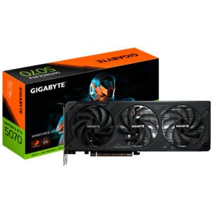 Tarjeta Gráfica Gigabyte Windforce OC SFF 12GB GeForce RTX5070 GDDR7 GV-N5070WF3OC-12GD