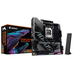 Placa Madre Gigabyte B840M AORUS Elite Wi-Fi 6E Socket AM5 DDR5