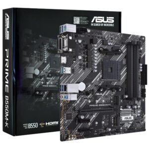 Placa Madre ASUS Prime B550M-K Socket AM4 VGA DDR4
