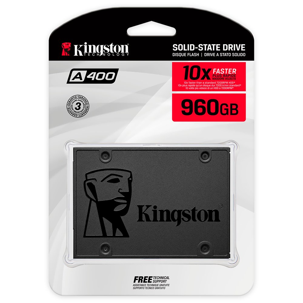SSD Kingston 960GB 2.5" SATA 3 - SA400S37/960G