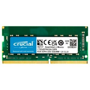 Memoria RAM Notebook Crucial DDR4 8GB 3200MHz CT8G4SFRA32A
