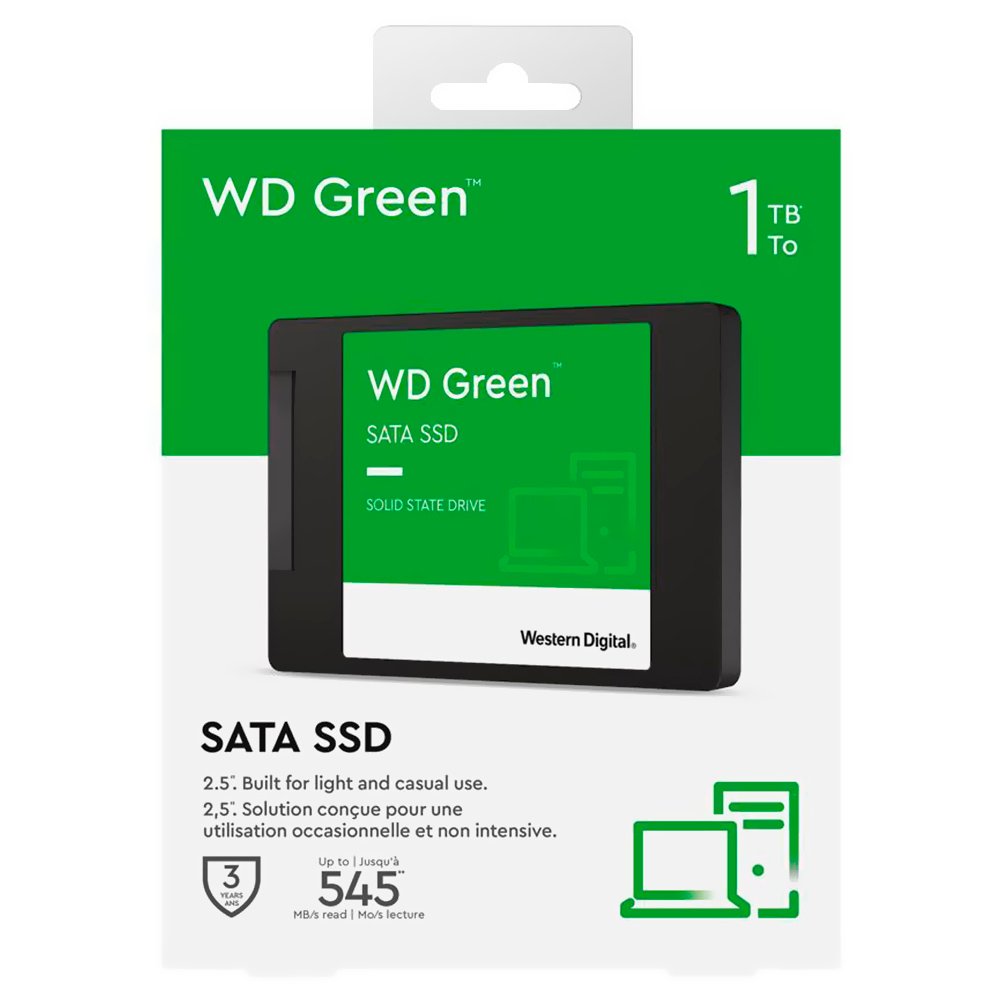 SSD Western Digital 1TB Green 2.5" SATA 3 - WDS100T3G0A