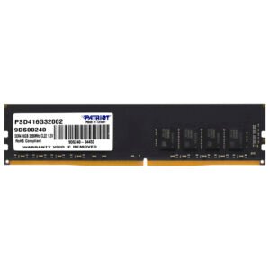 Memoria RAM Patriot Signature DDR4 16GB 3200MHz Negro (PSD416G32002)