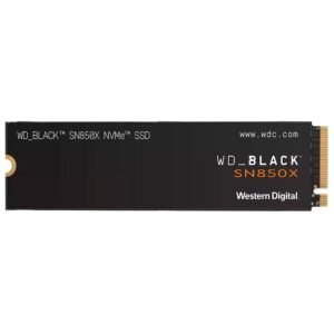 SSD Western Digital M.2 4TB SN850X Black NVMe - WDS400T2X0E-00BCA0