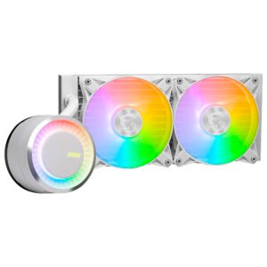 Water Cooler para Procesador MSI Mag Coreliquid E240 White ARGB 240MM - Blanco