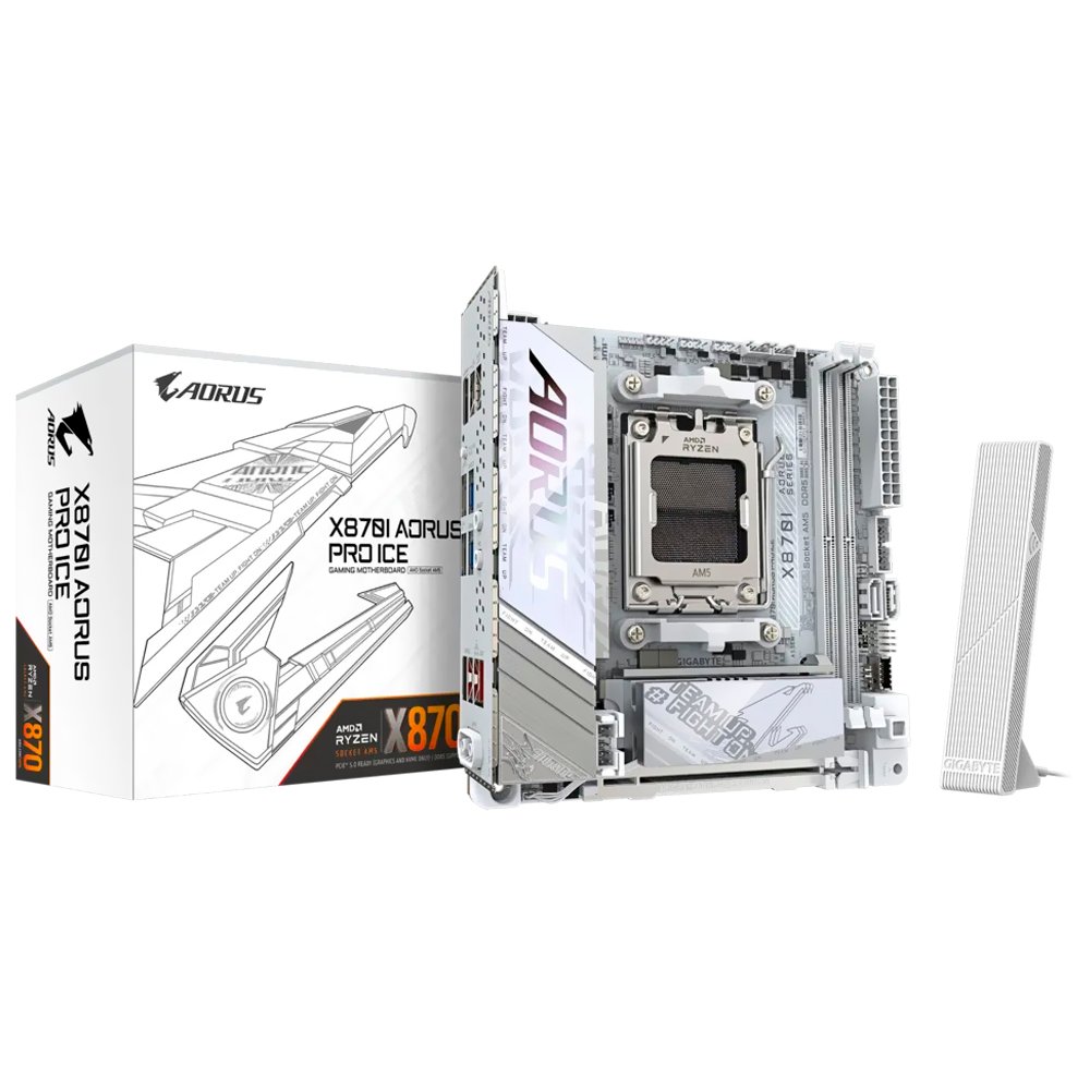 Placa Madre Gigabyte X870I AORUS Pro Ice Socket AM5 DDR5