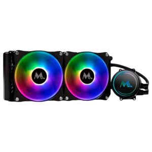 Refrigeración Liquida Mtek MWC-240MM ARGB - Negro + Adaptador 1700