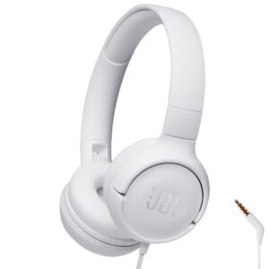 Auricular JBL Tune T500 Pure Bass Con Cable - Blanco