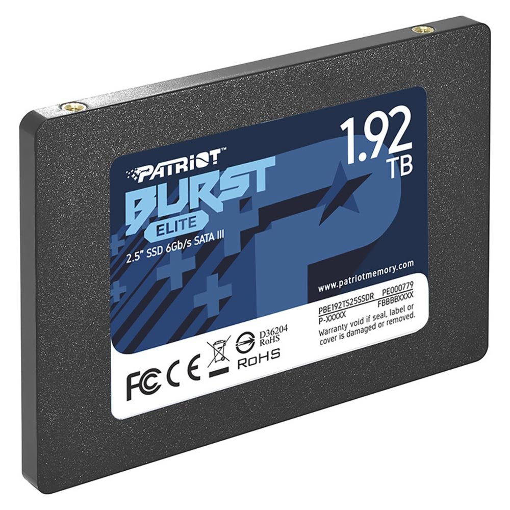 SSD Patriot 1.92TB Burst Elite 2.5" SATA 3 - PBE192TS25SSDR