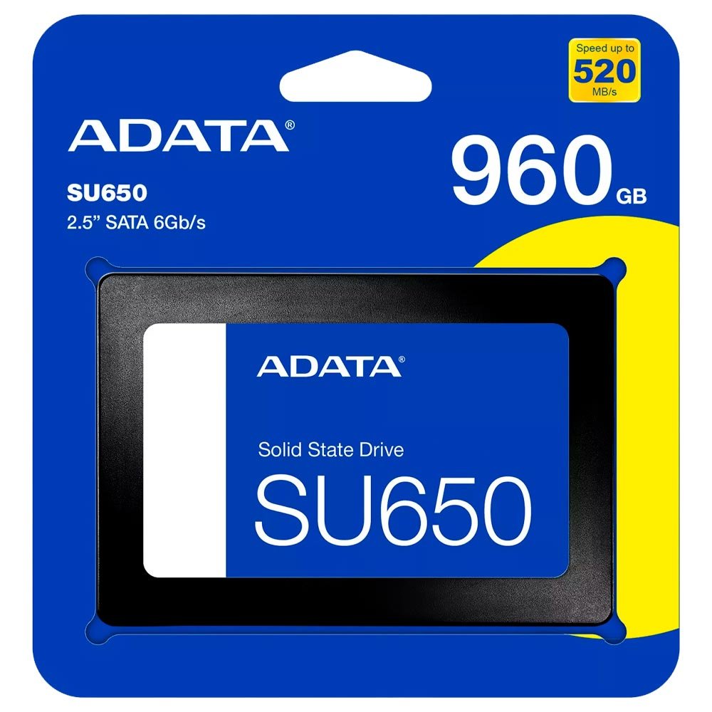 SSD ADATA 960GB SU650 2.5" SATA 3 - ASU650SS-960GT-R