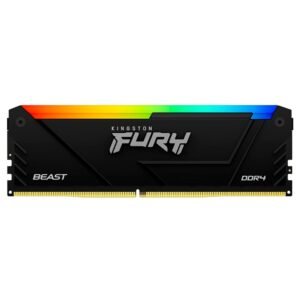 Memoria RAM Kingston Fury Beast DDR4 32GB 3200MHz RGB - Negro (KF432C16BB2A/32)
