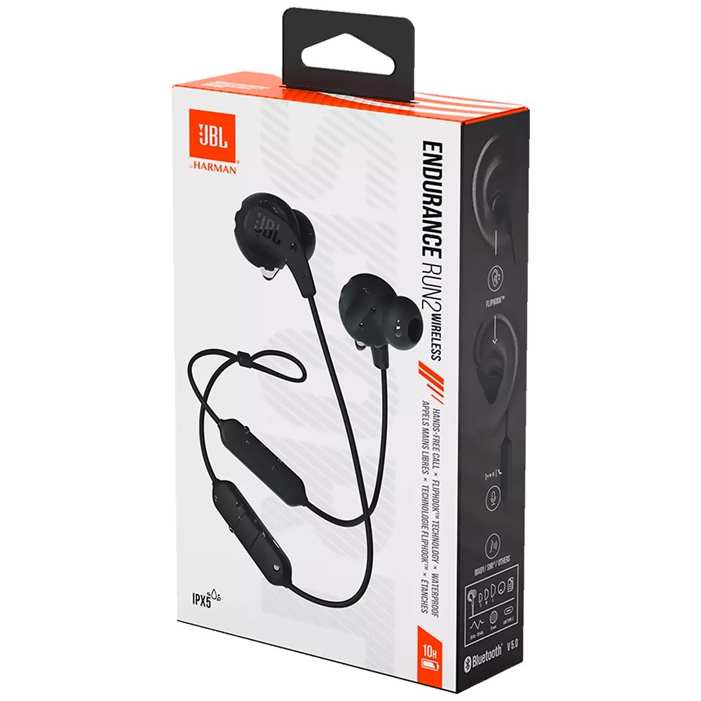 Auricular JBL Endurance RUN2 Waterproof Wireless - Negro