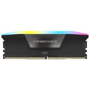 Memoria RAM Corsair Vengeance RGB DDR5 16GB 5600MHz Negro (CMH16GX5M1B5600C40)