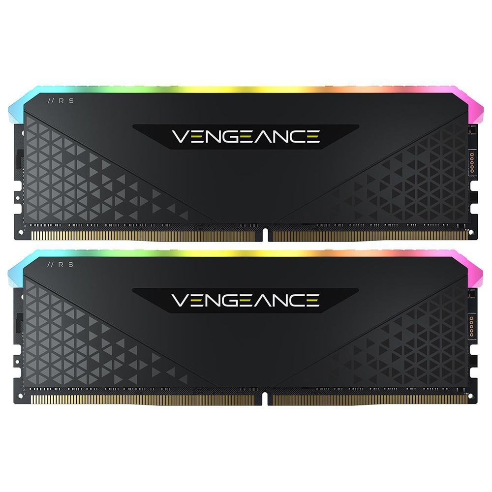 Memoria RAM Corsair Vengeance RGB RS DDR4 64GB (2x32GB) 3200MHz Negro (CMG64GX4M2E3200C16)