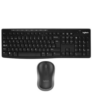 Teclado + Mouse Logitech MK270 Wireless Español Negro (920-004432)
