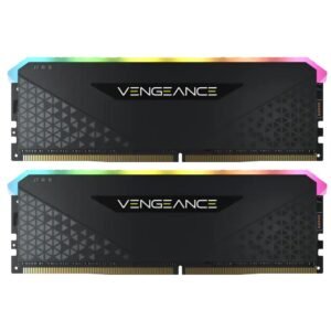 Memoria RAM Corsair Vengeance RGB RS DDR4 64GB (2x32GB) 3600MHz Negro (CMG64GX4M2D3600C18)