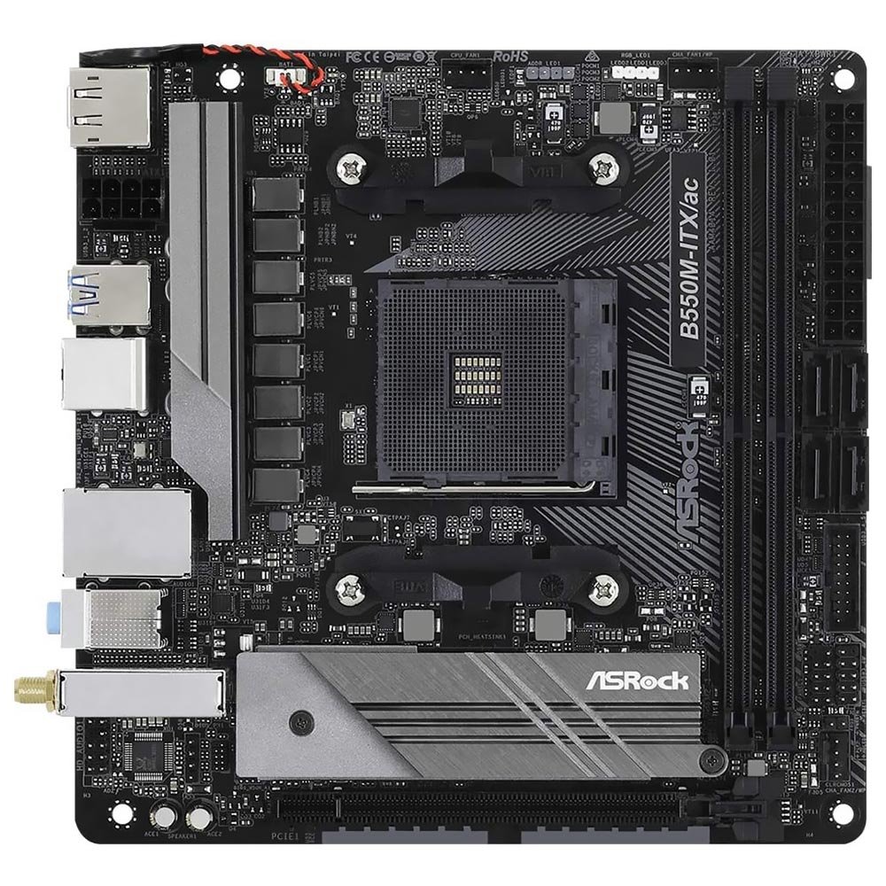 Placa Madre ASRock B550M-ITX AC Socket AM4 DDR4