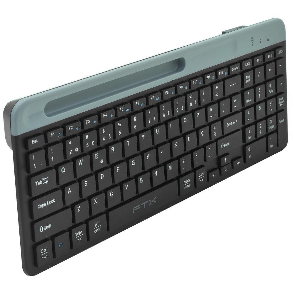 Teclado FTX B105 Wireless Portugués Negro