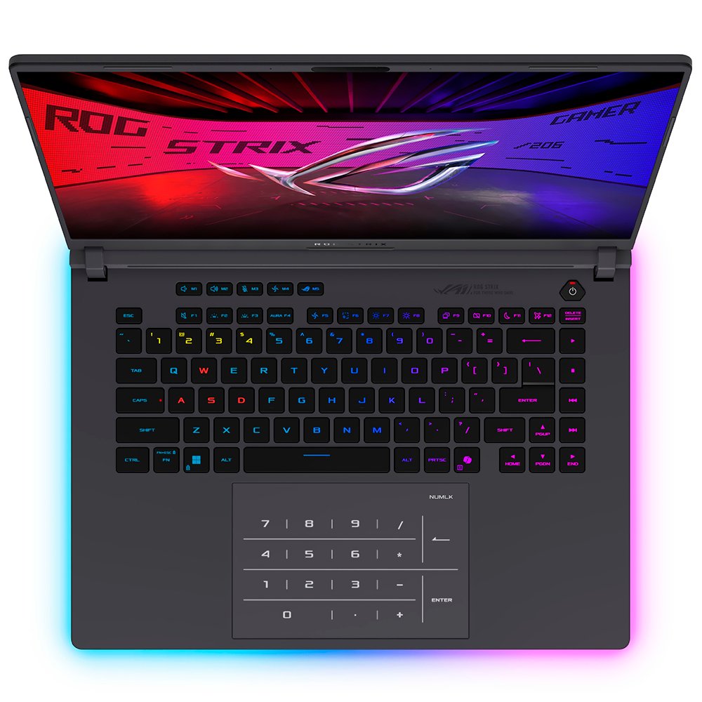 Notebook Gamer ROG Strix G16 G615LR-MS97 Intel Core Ultra 9 275HX Pantalla WQXGA 16.0" 32GB de RAM 2TB SSD GeForce RTX5070 8GB