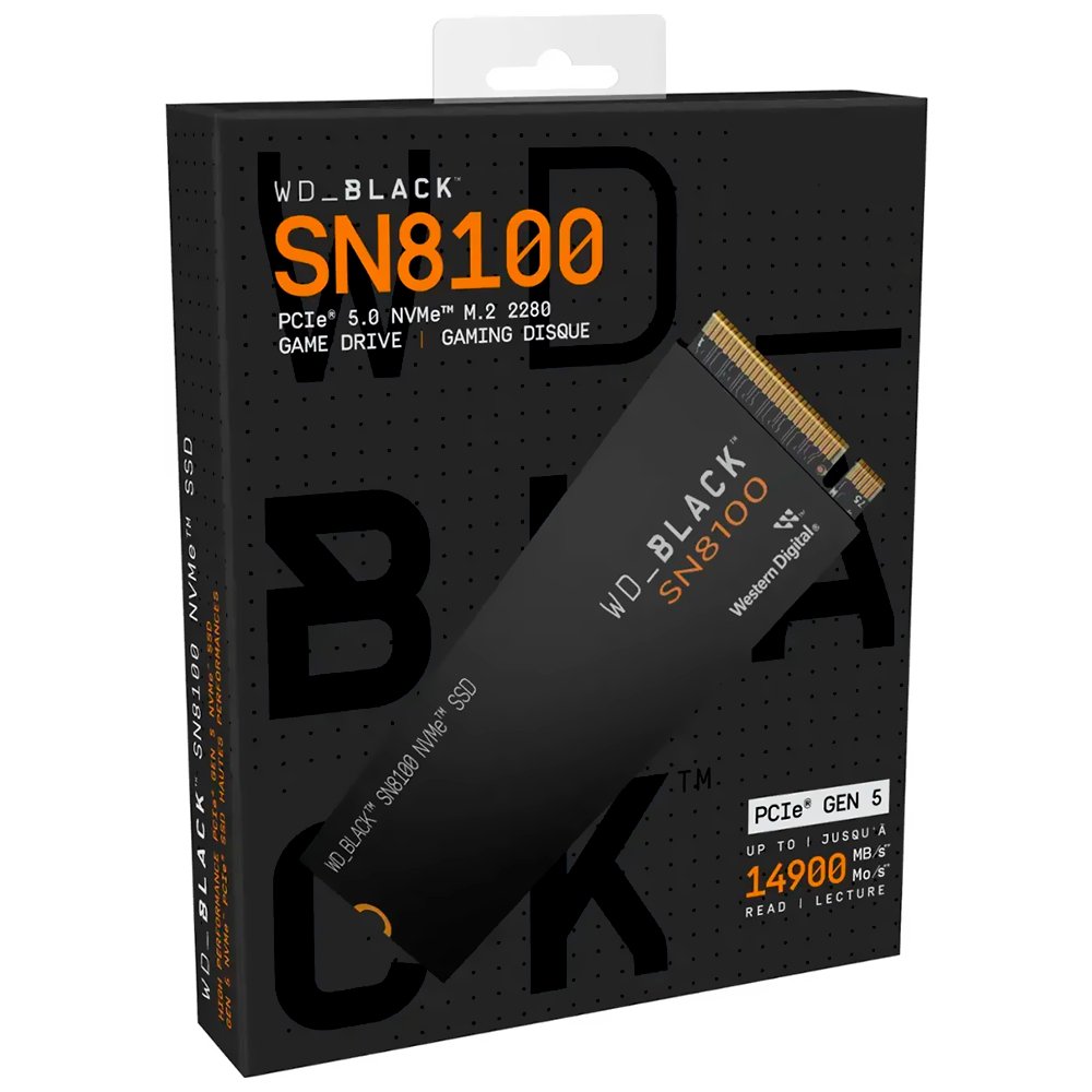SSD Western Black M.2 4TB SN8100 NVMe - WDS400T1X0M