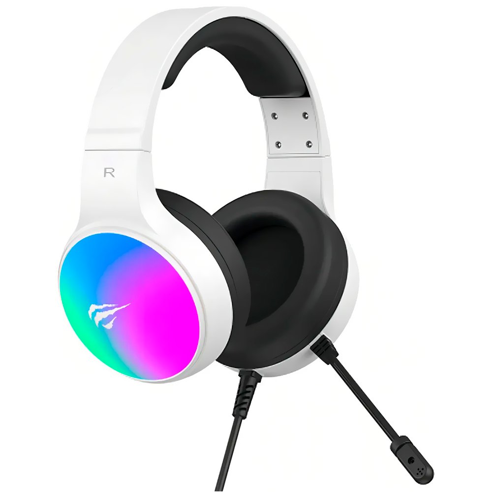 Auricular Gamer Havit H2043U GameNote RGB Con cable - Blanco