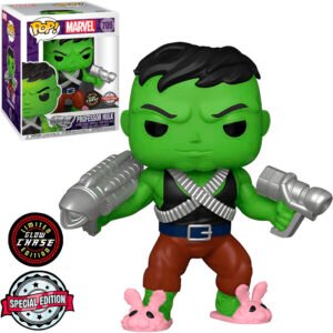 Funko Pop Marvel Exclusive - Professor Hulk 705 (glow Chase) (super Sized 6")