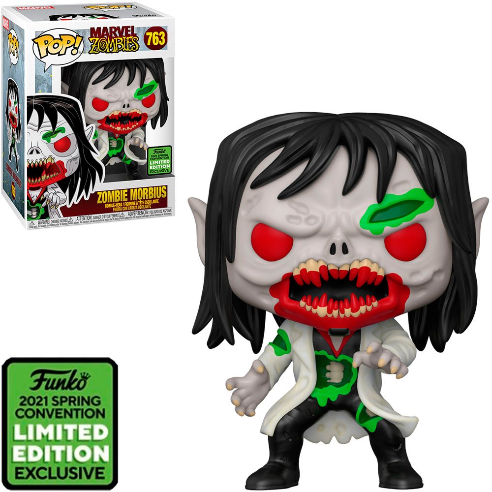 Funko Pop Marvel Zombies Exclusive Eccc 2021 - Zombie Morbius 763