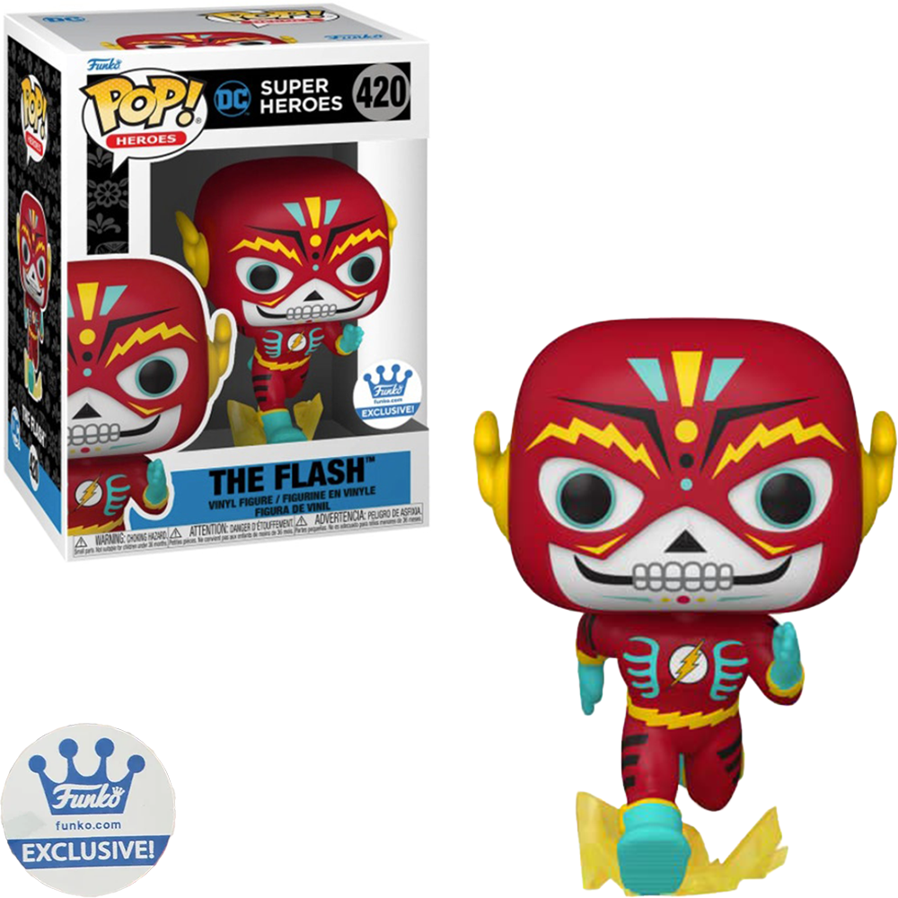 Funko Pop Heroes Dia de Los Dc Exclusive - The Flash 420