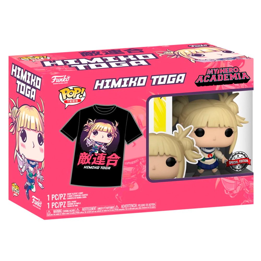 Box Funko Pop My Hero Academia Exclusive - Himiko Toga + Camiseta Tee Bundle *l*