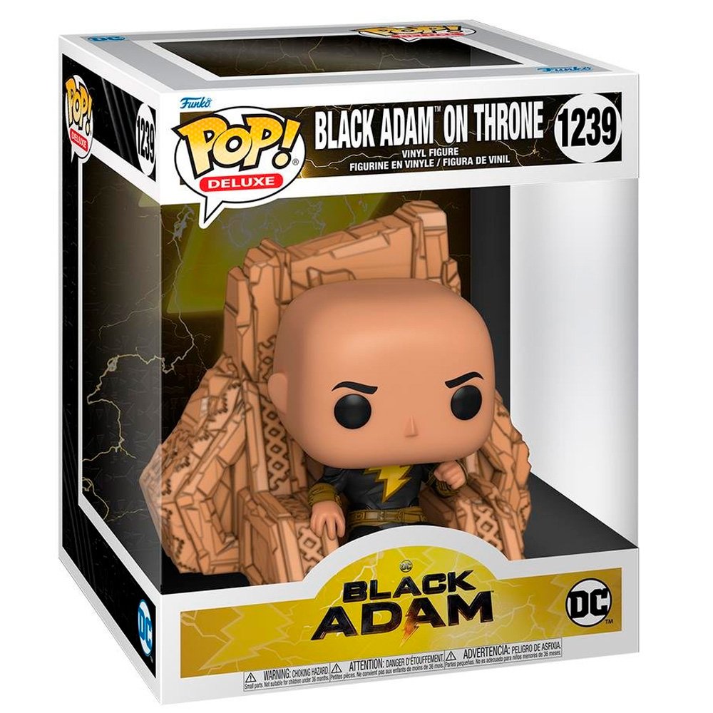 Funko Pop Dc Black Adam - Black Adam On Throne 1239 (deluxe)