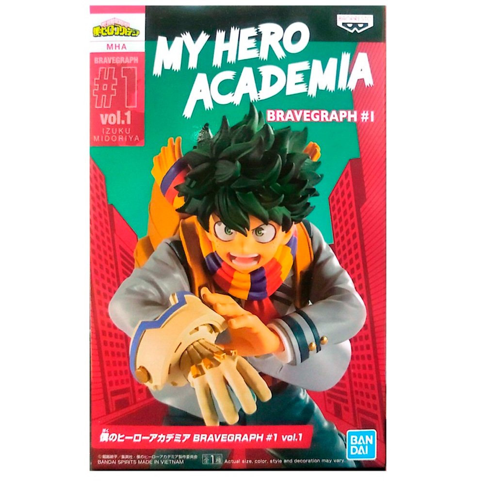 Figura Banpresto My Hero Academia Bravegraph Vol.1 - Izuku Midoriya