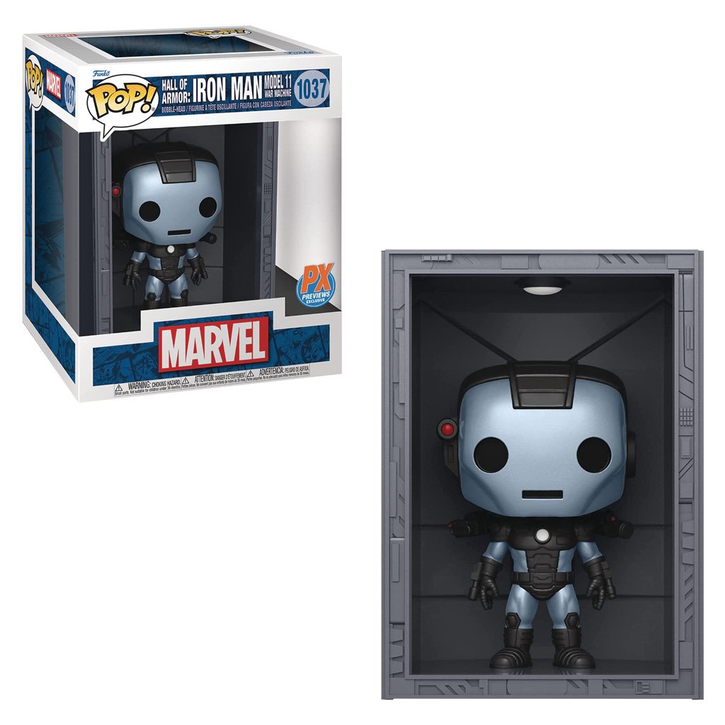 Funko Pop Deluxe Marvel Exclusive- Hall Of Armor: Iron Man Model 11 War Machine 1037