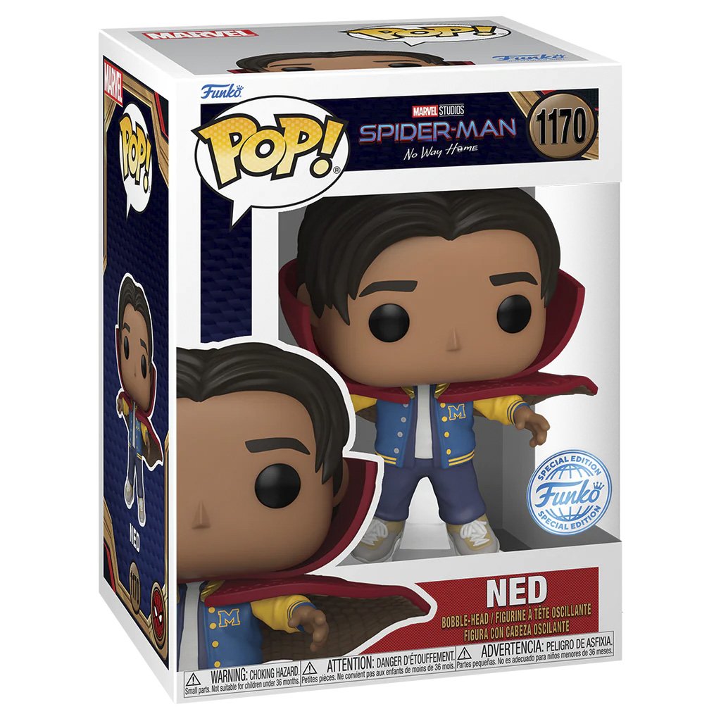 Funko Pop Marvel Spider-man Far From Home Exclusive - Ned Cloak 1170