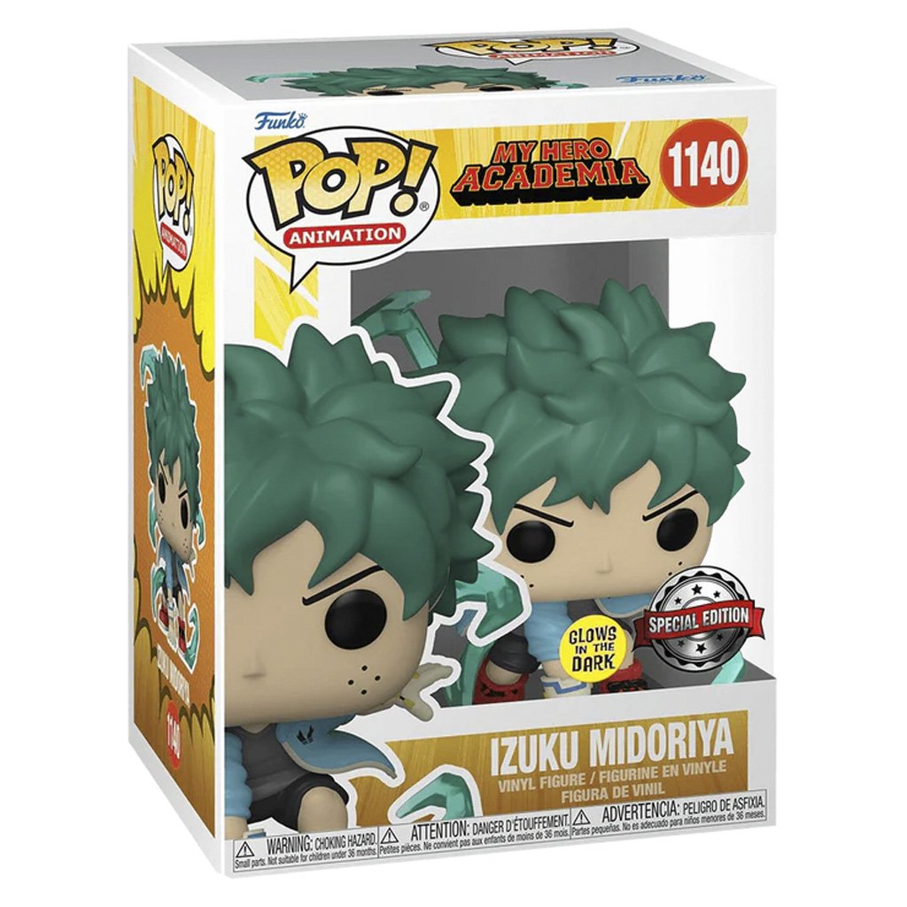 Funko Pop Animation My Hero Academia Exclusive - Izuku Midoriya Deku With Gloves 1140 (glows In The Dark)
