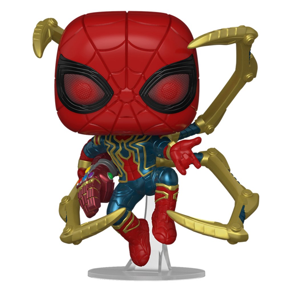 Funko Pop Marvel Avengers: Endgame Exclusive - Iron Spider With Gauntlet 574 (glows In The Dark)