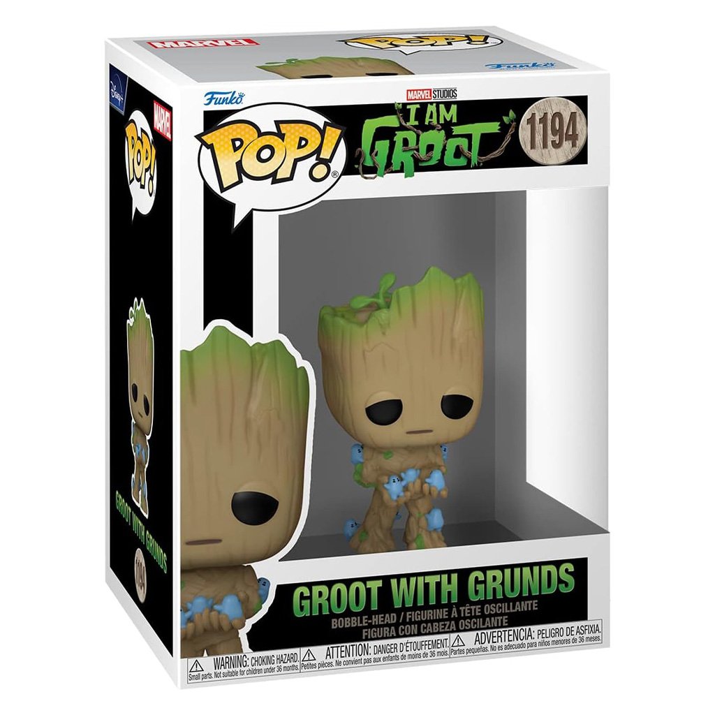 Funko Pop Marvel I Am Groot - Groot With Grunds 1194