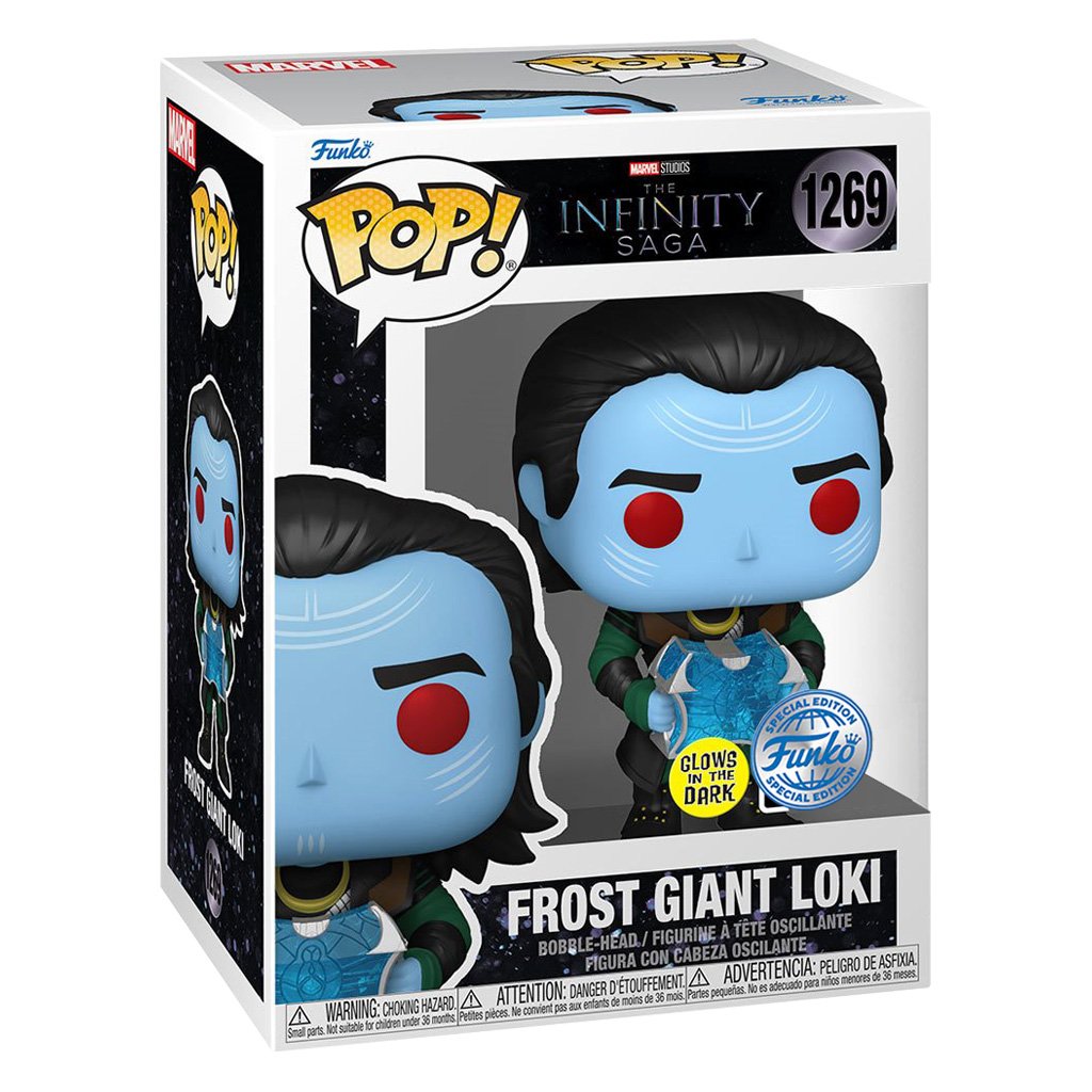 Funko Pop Marvel Infinity Saga Exclusive - Frost Giant Loki 1269 (glows In The Dark)