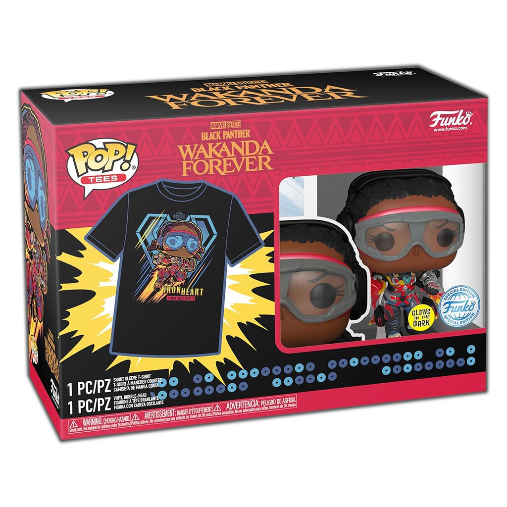 Funko Pop Tees Marvel Black Panther: Wakanda Forever & Camiseta Tamanho Xl (70382)